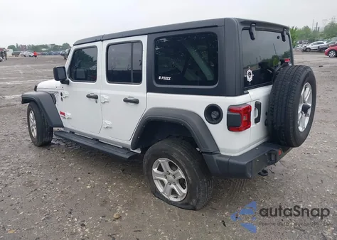 2021 Jeep Wrangler Unlimited Sport S 4X4 z USA, uszkodzony, nr VIN 1C4HJXDG1MW850478